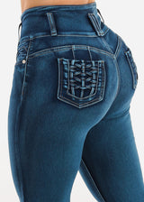 Levantacola Super High Waist Skinny Jeans Sand Wash