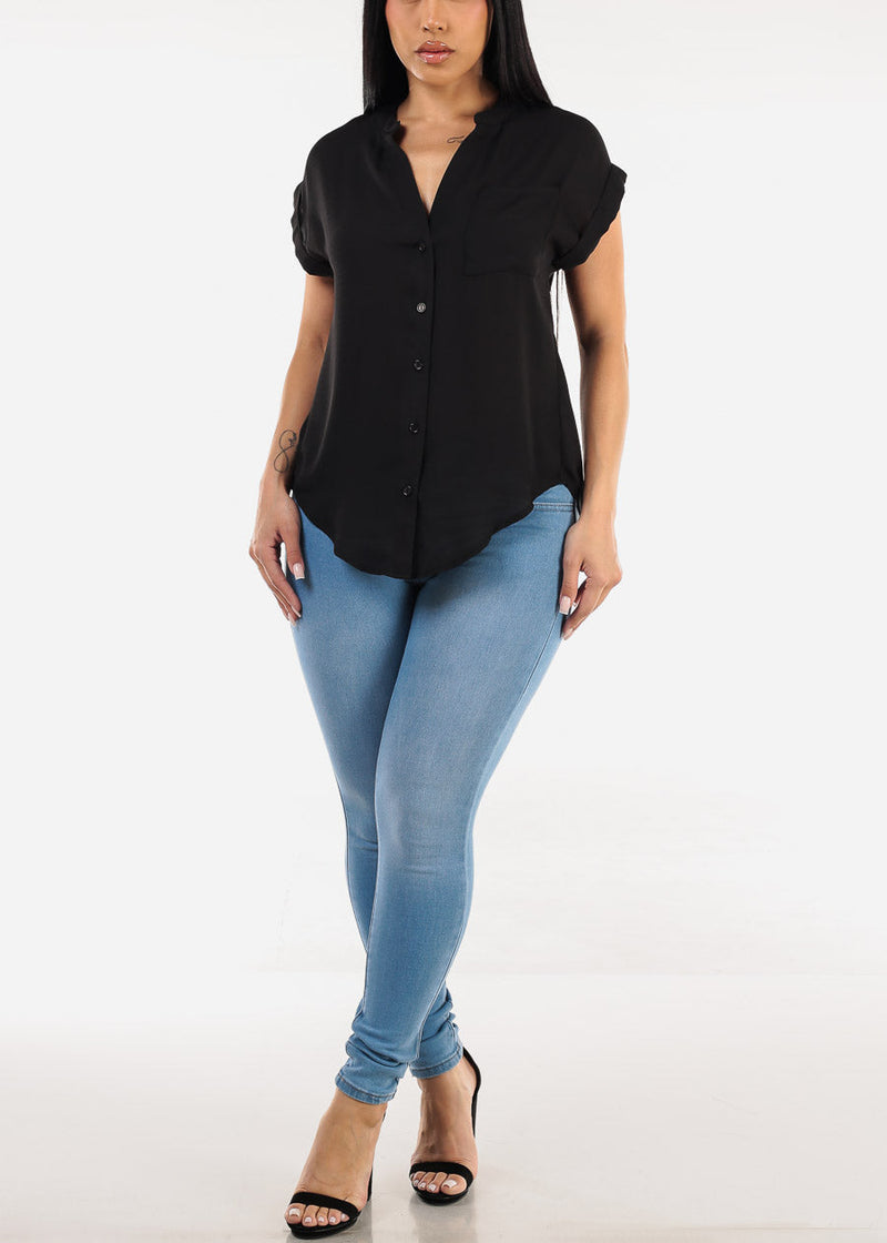 Levantacola High Rise Light Skinny Jeans w Pocket Design