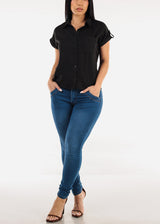 Levantacola High Waisted Skinny Jeans Indigo
