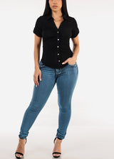 Levantacola Super High Waist Skinny Jeans w Pocket Design