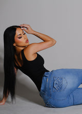Butt Lifting High Rise Light Blue Skinny Jeans