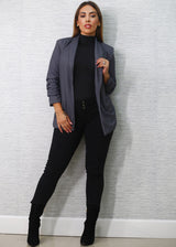 MX JEANS Mid Rise Butt Lifting Black Skinny Jeans