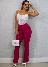 Sleeveless Floral Lace White Thong Bodysuit