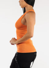One Size Racerback Seamless Top (Orange)